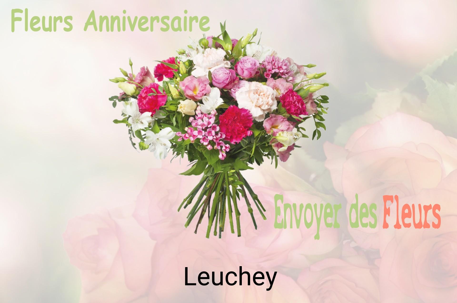 Bouquet de fleurs d’anniversaire livré à Leuchey