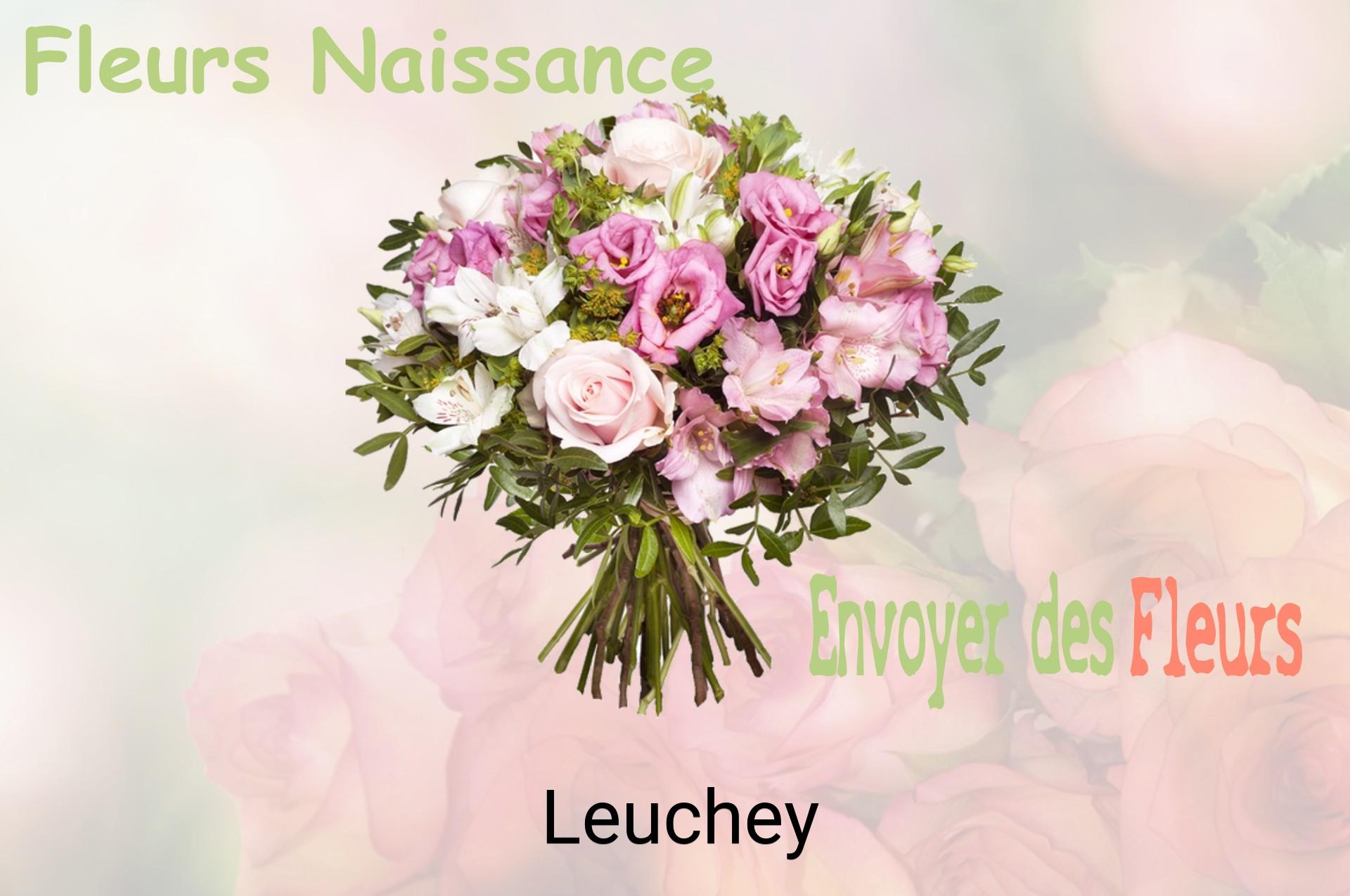 Bouquet de fleurs de naissance livré à Leuchey